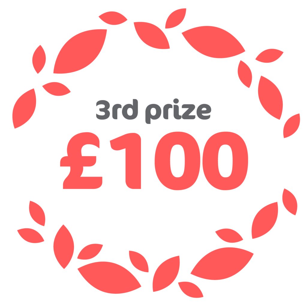 3rd Prize £100